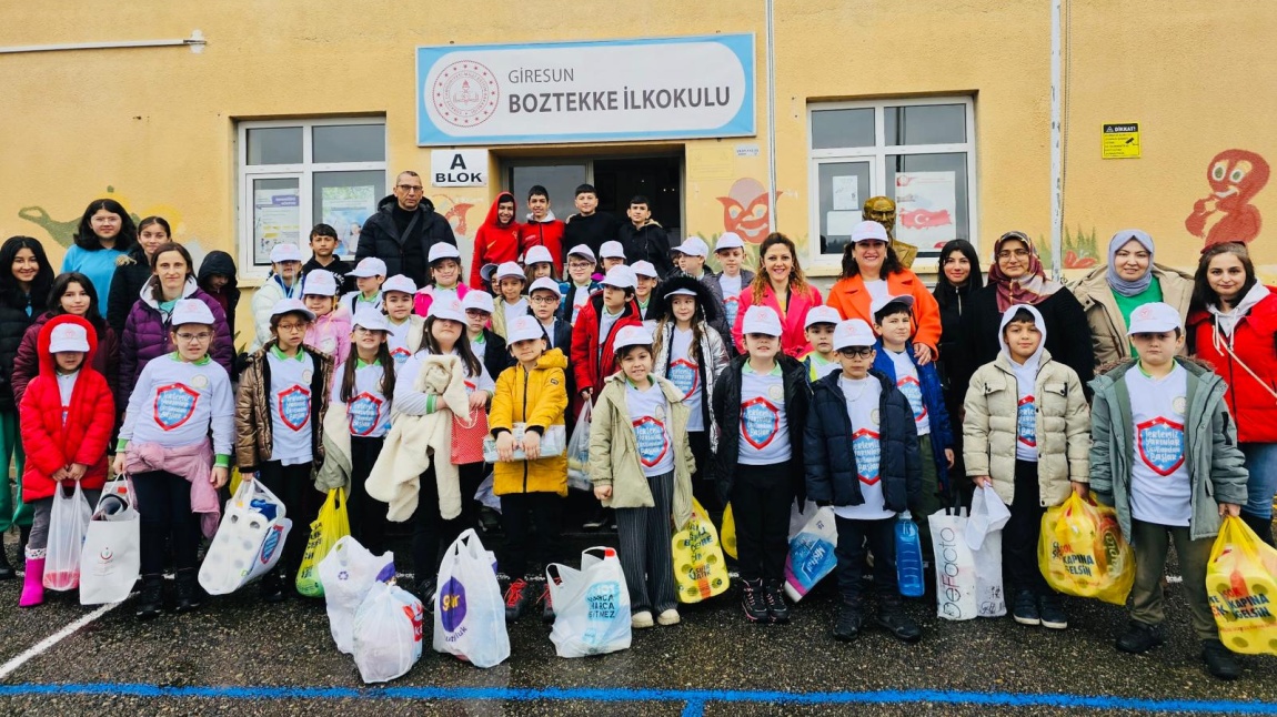 Tertemiz Yarınlar Okullardan Başlar Projesi Kapsamında Boztekke İlkokulunu Ziyaret Ettik